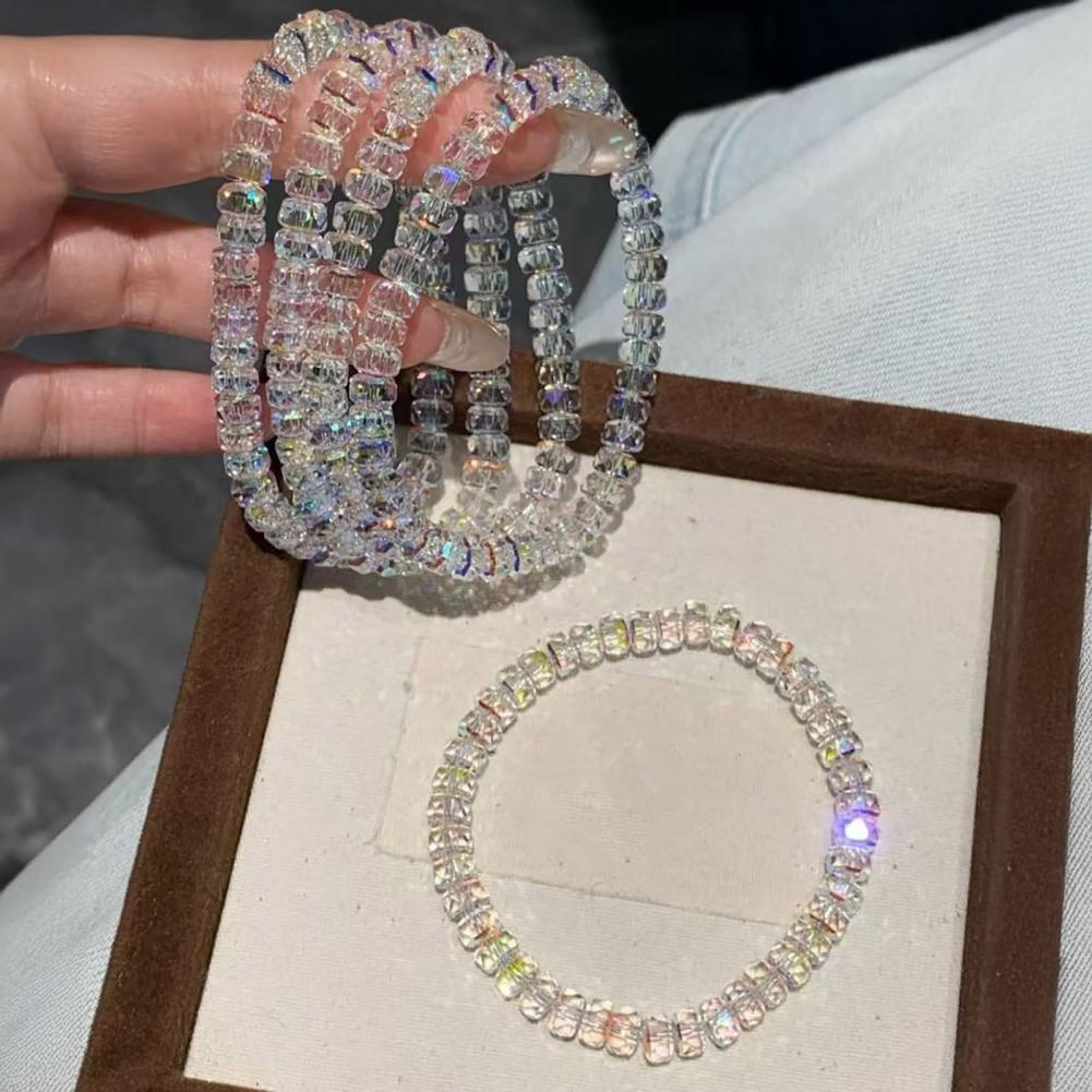 Formal Wear Jewelry For Women - 여성 팔찌 탄성 로프 인공 크리스탈