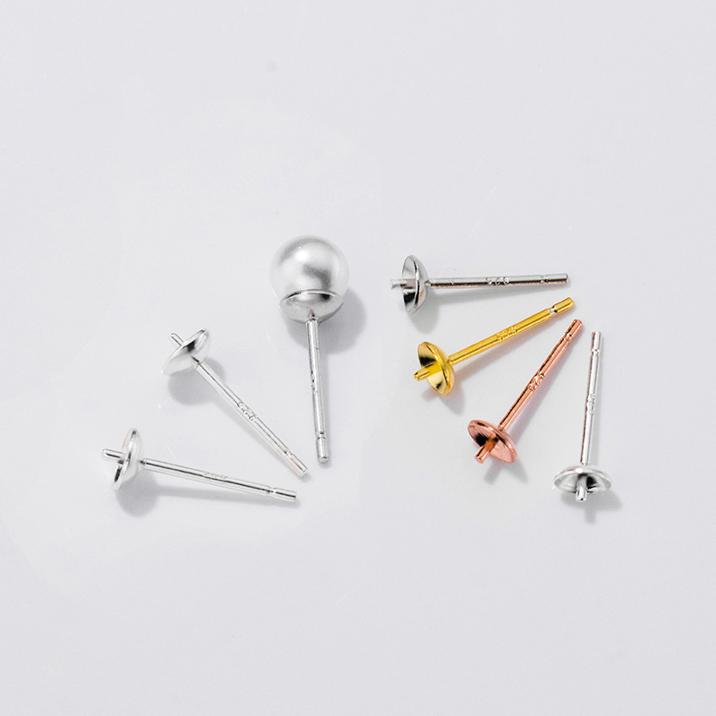 Pearl Earring Stud - S925 스털링 실버 귀걸이 베이스 핀