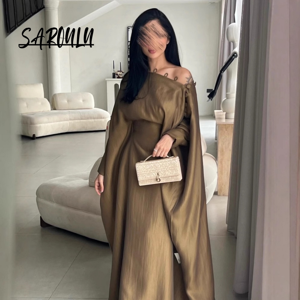 Women Formal Wear Dubai - 신상품 카프탄 A라인 프롬 가운 고급스러운