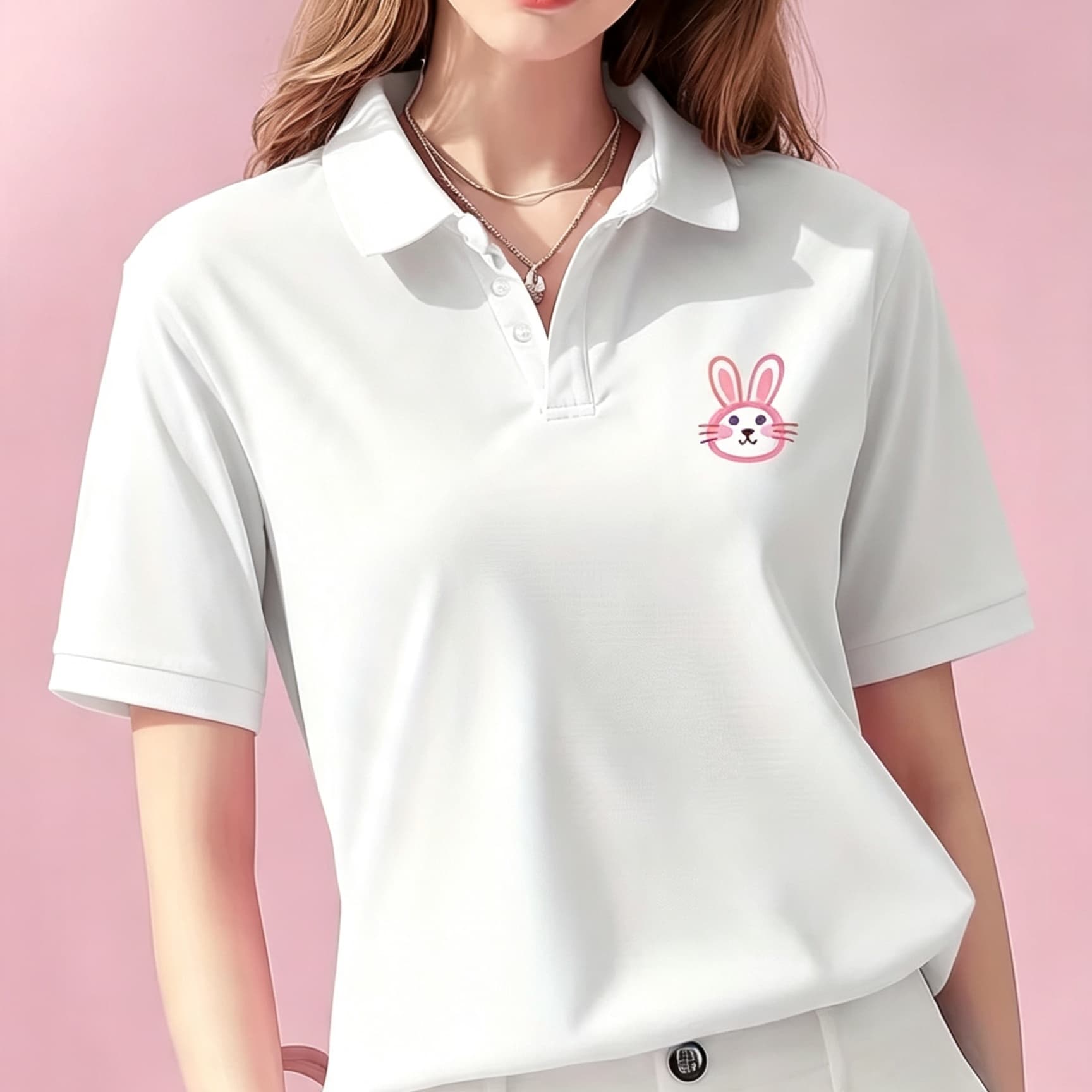 Women Formal Wear Black - 유니섹스 블랙 라펠 칼라 폴로 셔츠