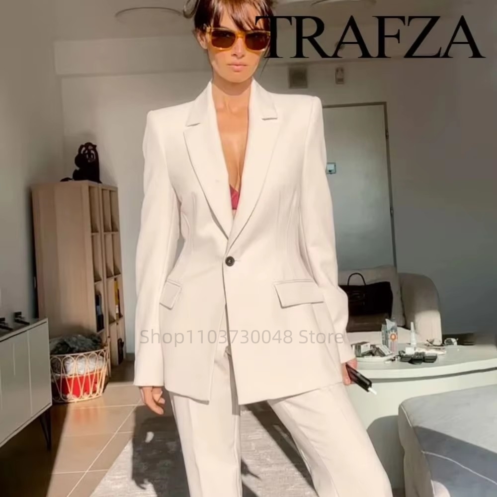 Women'S Formal Wear Pants Suit - 패션 오피스 여성 블레이저 및 바지