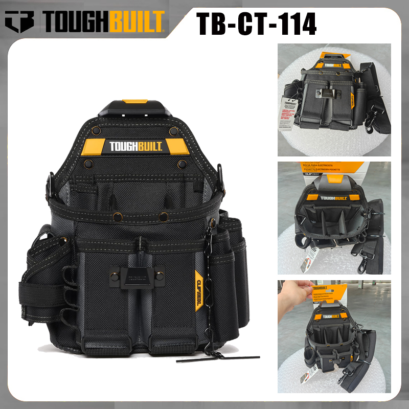 Shoulder Bag Structured - 터프빌트 TB-CT-114 전기기사용 공구 파우치 클립테크