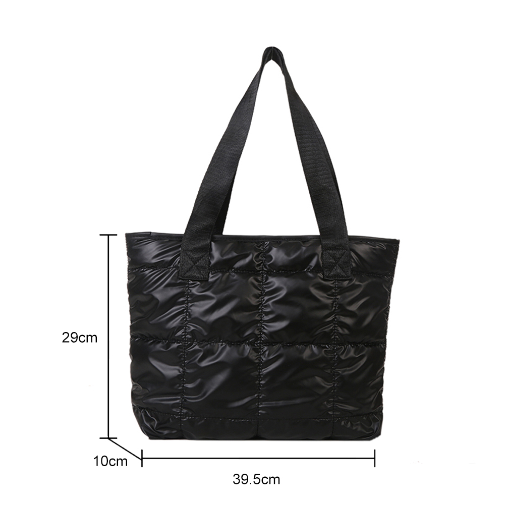 대용량 여성용 토트 핸드백, 코튼 패딩 쇼핑백, 마름모 - Shoulder Bag Structured 리뷰 및 가격