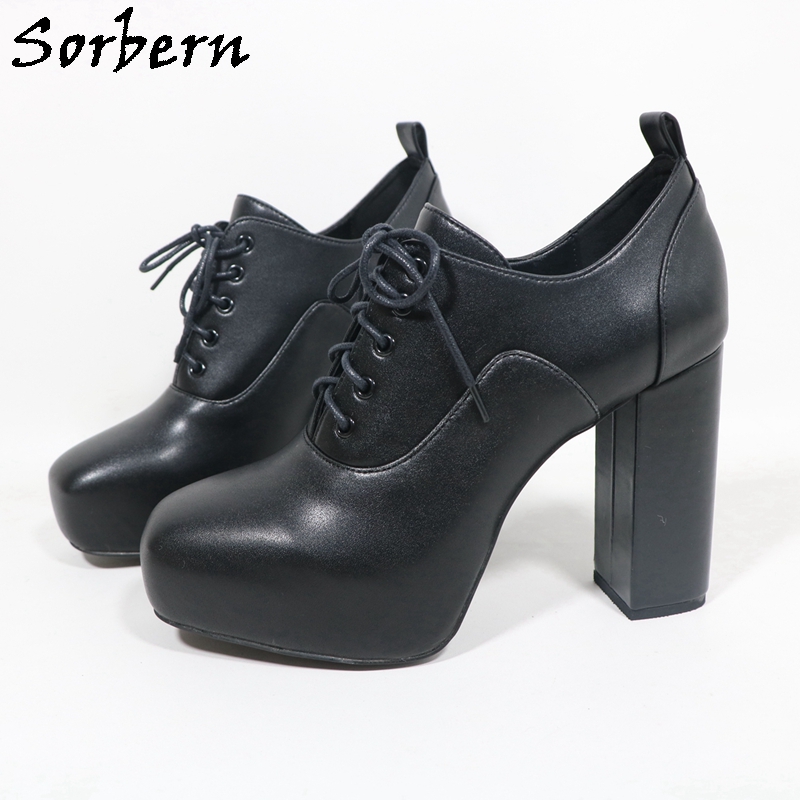 Sorbern 유니섹스 스타일 펌프 슈즈 여성 블록 힐 - Pump Heel Block 리뷰 및 가격