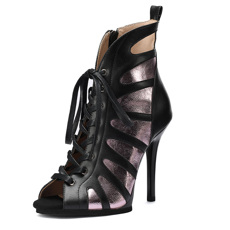 펌프 하이힐 재즈 댄스 슈즈 레이스업 앵클 부츠 부드러 - Pump Heel Block 리뷰 및 가격
