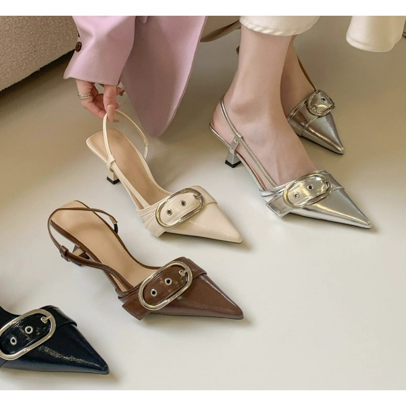 뉴 레트로 패션 섹시 디자이너 에나멜 가죽 포인티드 토 - Women'S Formal Wear To A Wedding 리뷰 및 가격