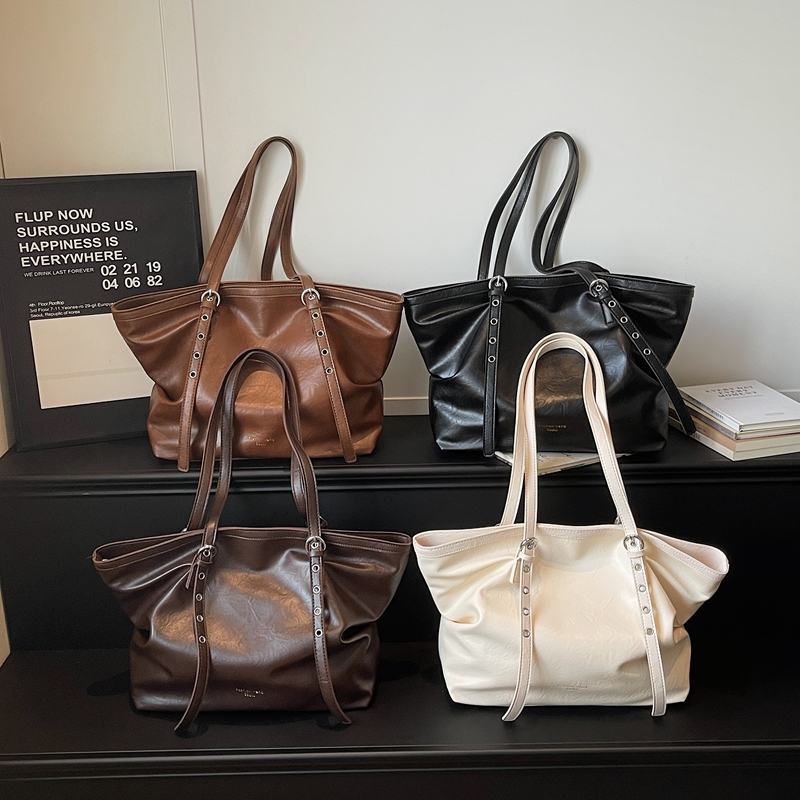 트렌디한 PU 지퍼 다용도 숄더백 심플한 구조의 캐주얼 - Shoulder Bag Structured 리뷰 및 가격