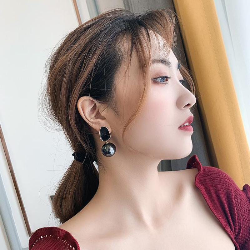 여성을 위한 고귀한 진주 귀걸이, 화이트 핑크 그레이  - Pearl Earring Stud 리뷰 및 가격