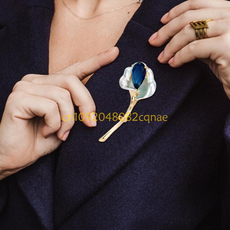 섬세한 스파클링 핀 합금 질감 라인 석 장식 세련된 의 - Formal Wear Jewelry For Women 리뷰 및 가격