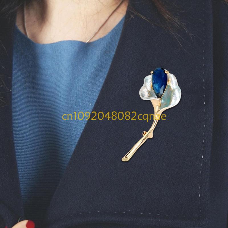 섬세한 스파클링 핀 합금 질감 라인 석 장식 세련된 의 - Formal Wear Jewelry For Women 리뷰 및 가격