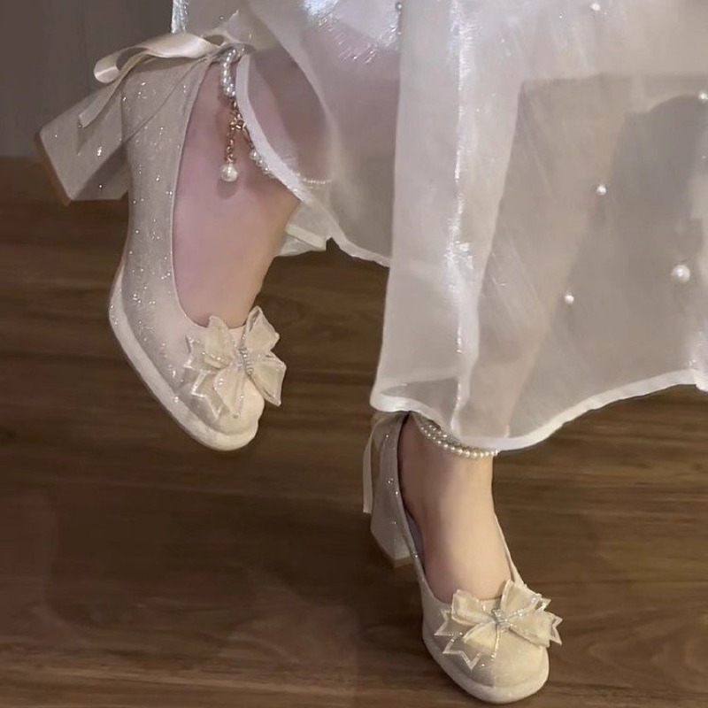 블록 힐 여성 플랫폼 프렌치 보우 펌프스 - Pump Heel Block 리뷰 및 가격
