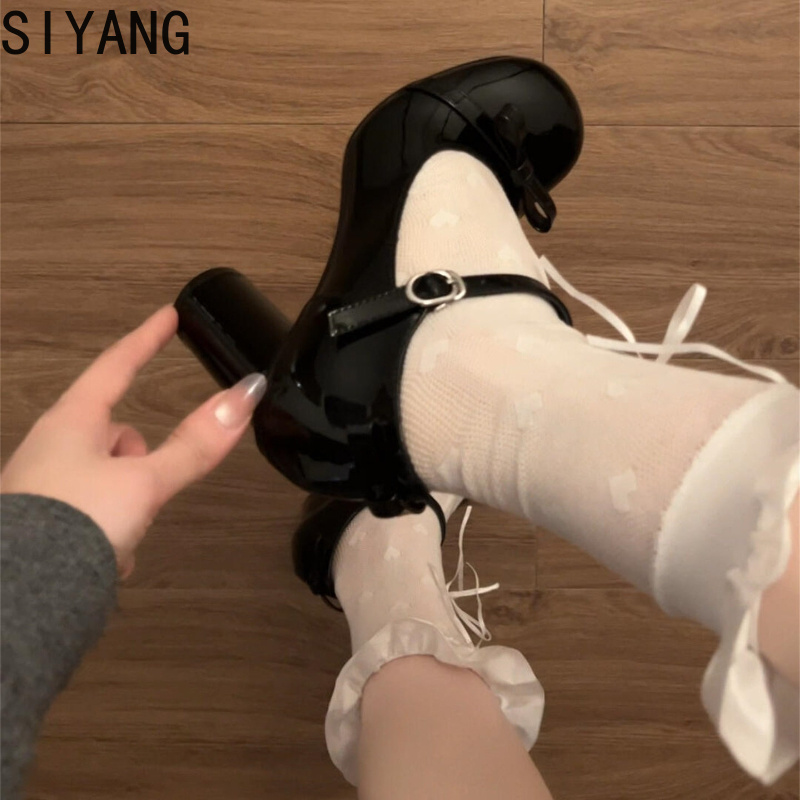 블랙 y2k 힐 여성 메리 제인 슈즈 간결한 얕은 벨트 - Women'S Formal Wear To A Wedding 리뷰 및 가격