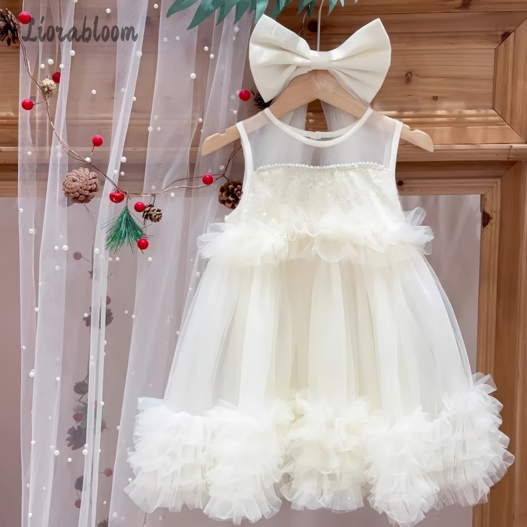 여아용 튤 가운 레이어드 스커트 디자인 플라워 걸 드레 - Formal Attire Woman 리뷰 및 가격