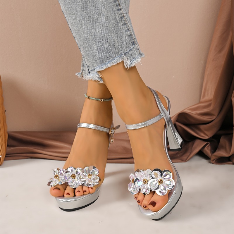 샌들 피쉬 마우스 원 워드 버클 스트랩 여성 여름 20 - Pump Heel Block 리뷰 및 가격
