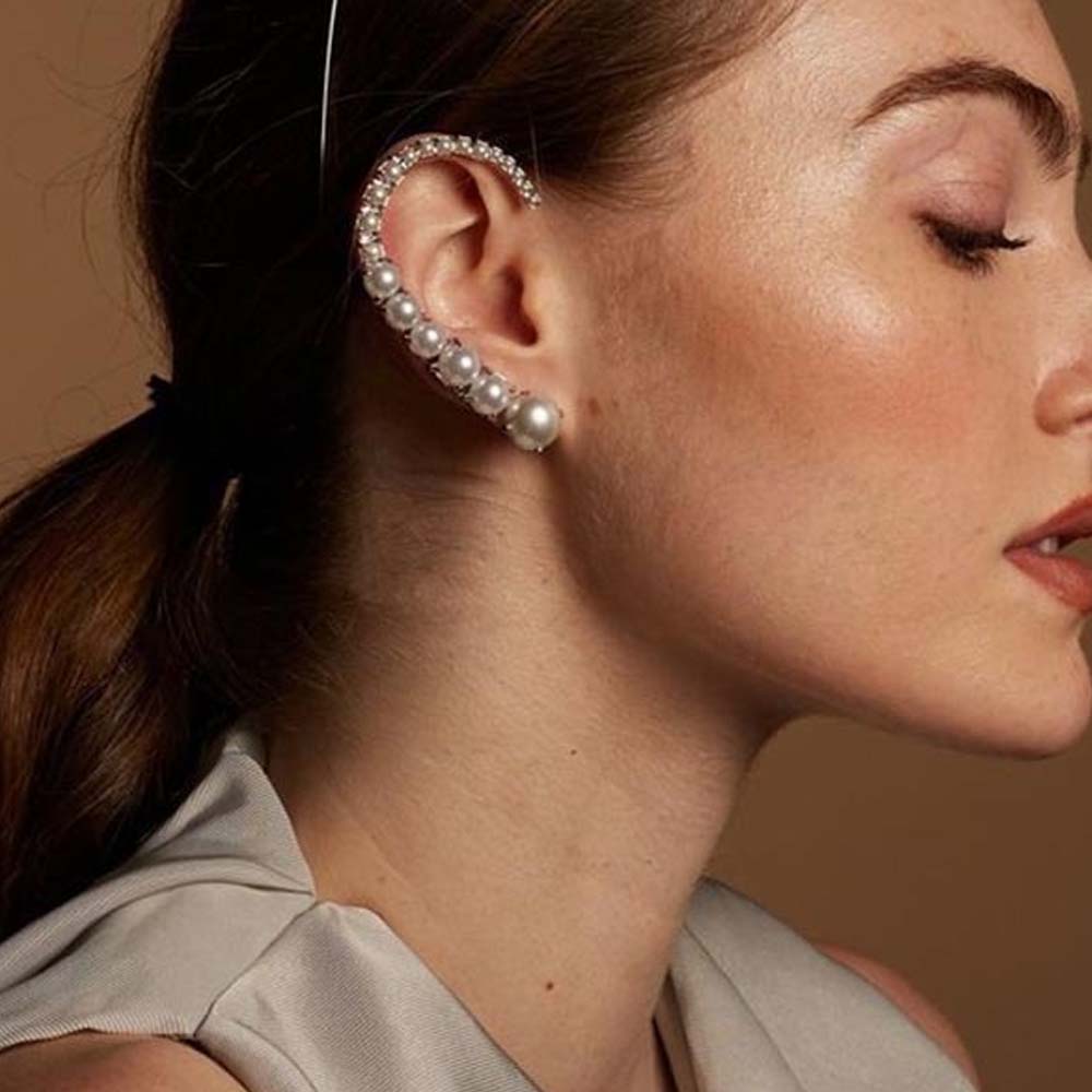 Stonefans 피어싱 없는 진주 이어 클립, 우아한 - Pearl Earring Stud 리뷰 및 가격