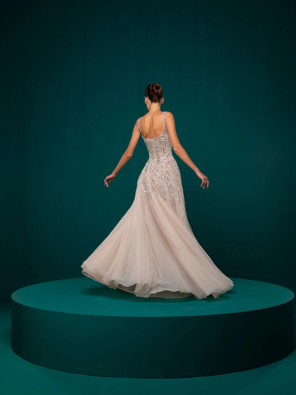 우아한 스퀘어넥 이브닝 드레스 두바이 A라인 비즈 장식 - Women Formal Wear Dubai 리뷰 및 가격