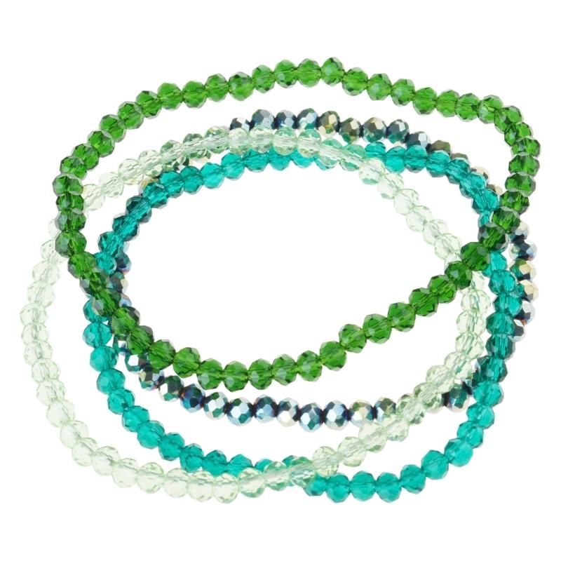 조정 가능한 여러 가지 빛깔의 크리스탈 팔찌 캐주얼 의 - Formal Wear Jewelry For Women 리뷰 및 가격