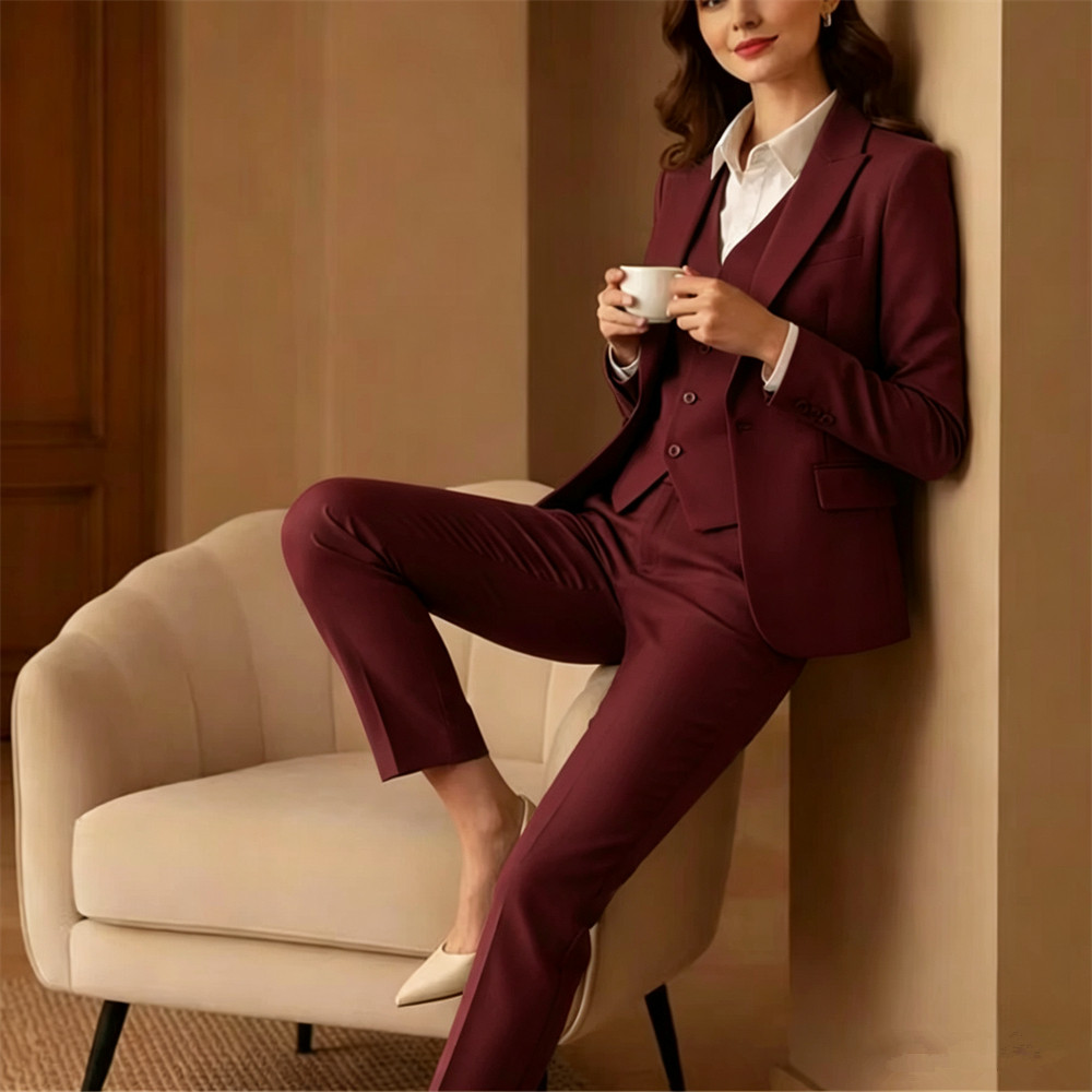 새로운 세이지 그린 여성 정장 3피스 우아한 포멀 여성 - Women Formal Wear Vest 리뷰 및 가격