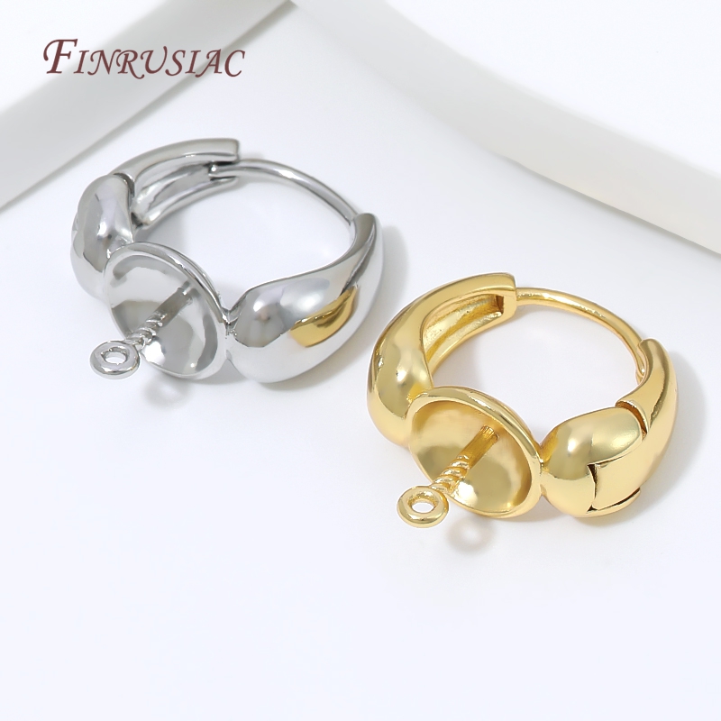 18K 금도금 물방울 모양 허기 이어링 클래스프, 진주 - Pearl Earring Stud 리뷰 및 가격