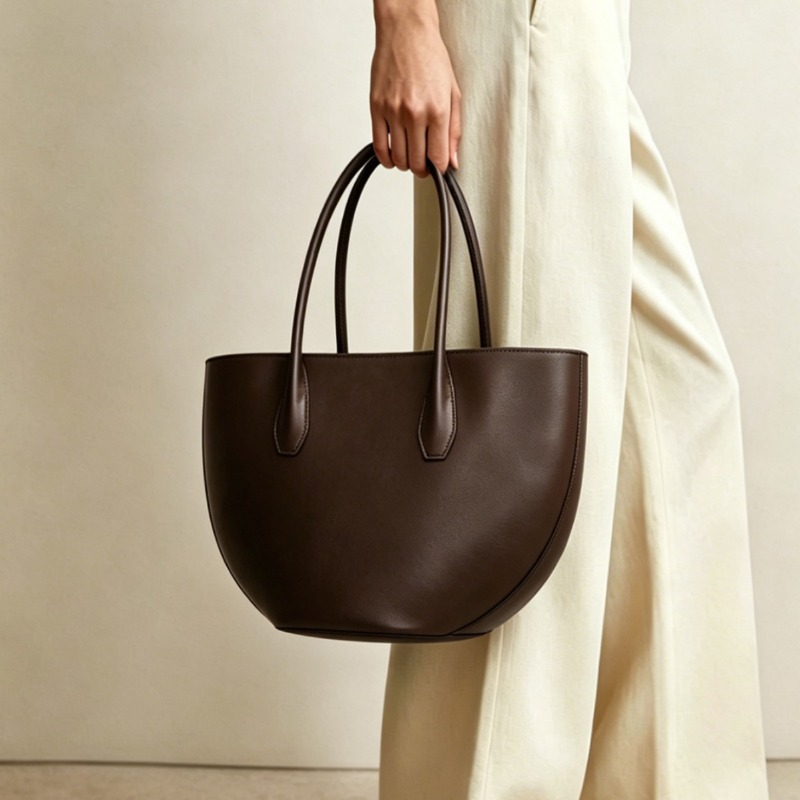여성용 숄더 토트백 고급 하프문 천연 가죽 구조형 탑  - Shoulder Bag Structured 리뷰 및 가격