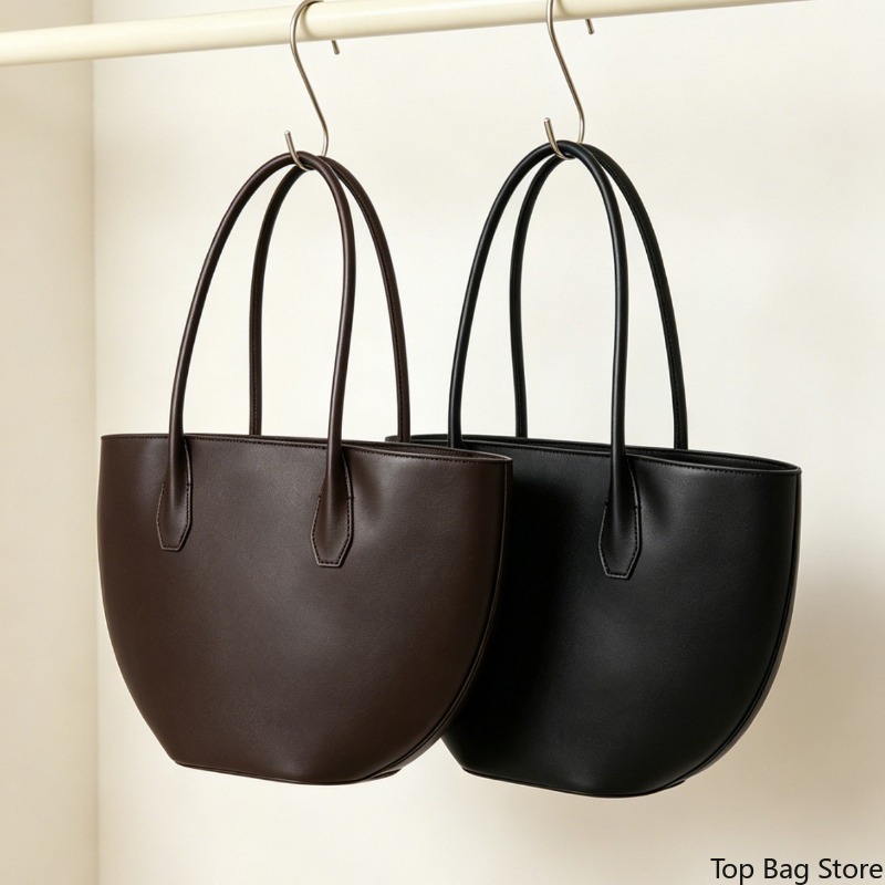 여성용 숄더 토트백 고급 하프문 천연 가죽 구조형 탑  - Shoulder Bag Structured 리뷰 및 가격