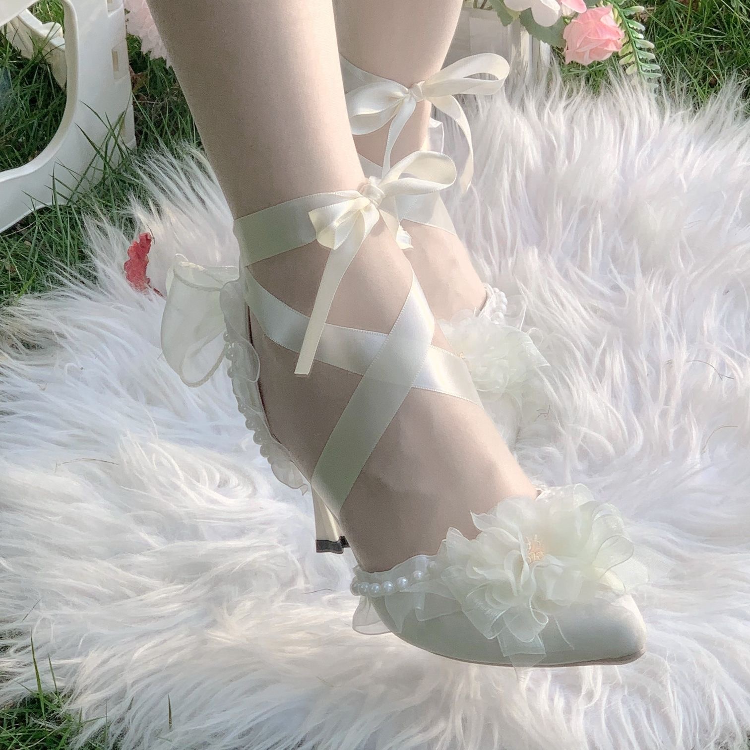 여성용 힐 우아한 여성용 힐 신발 로리타 힐 Y2K 액 - Women'S Formal Wear To A Wedding 리뷰 및 가격