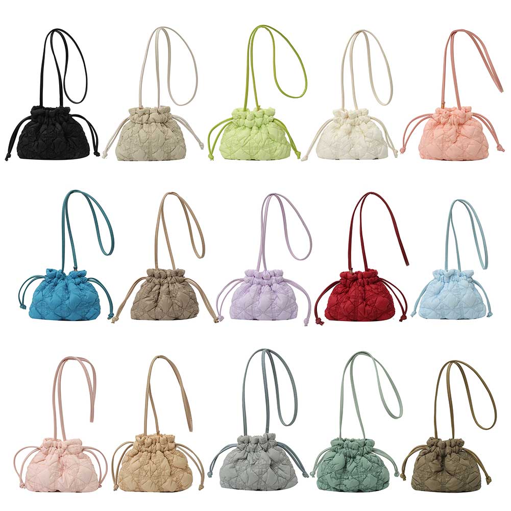 여성 Drawstring 어깨 가방 분리형 스트랩 누비 - Shoulder Bag Structured 리뷰 및 가격