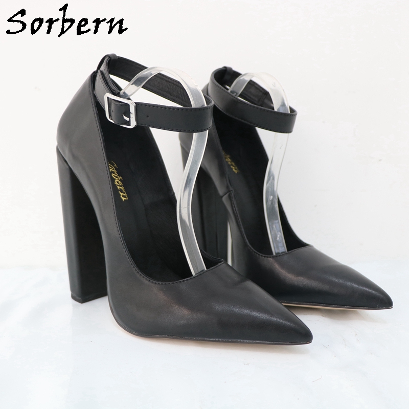 Sorbern 여성용 펌프 슈즈 버클 발목 스트랩, 포 - Pump Heel Block 리뷰 및 가격