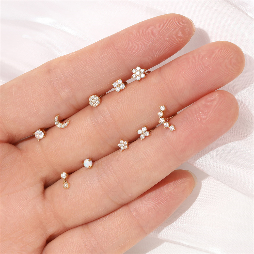 보좌관 DIY 지르콘 진주 귀걸이 14k 솔리드 골드  - Pearl Earring Stud 리뷰 및 가격