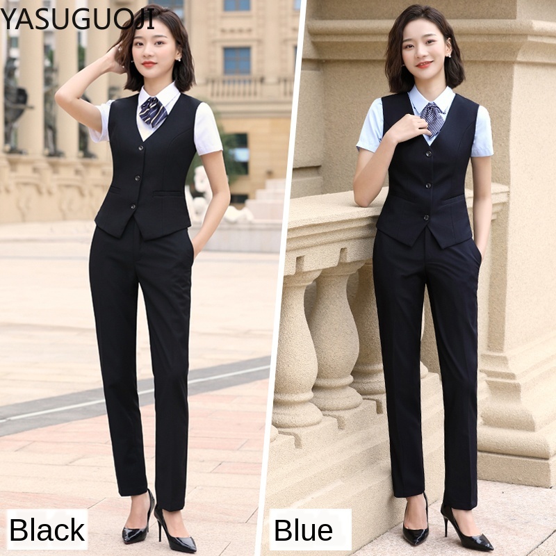 YASUGUOJI 우아한 패션 여성 조끼 작업복, 슬림 - Women Formal Wear Vest 리뷰 및 가격