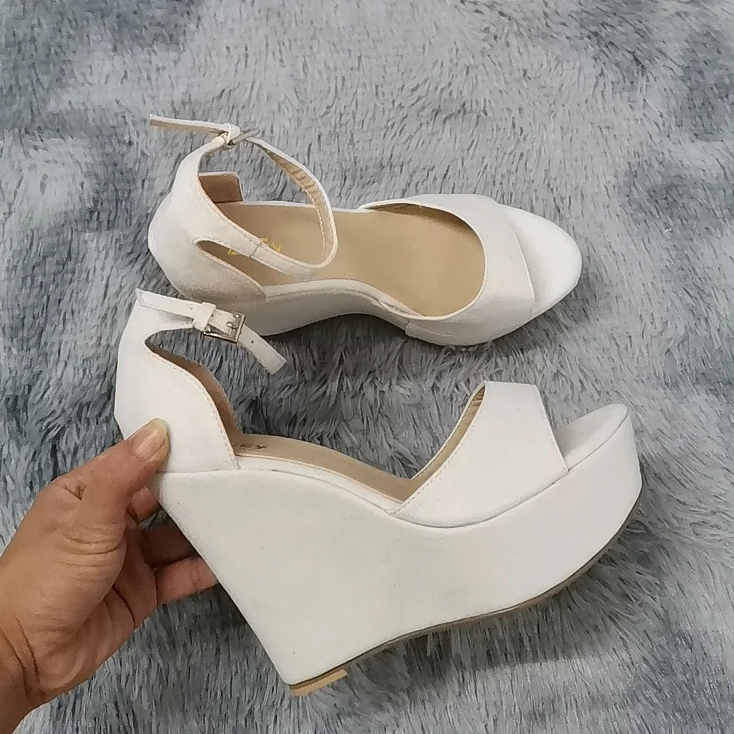 여성 샌들 14cm 섹시한 피프토 앵클 스트랩 플랫폼  - Women'S Formal Wear To A Wedding 리뷰 및 가격