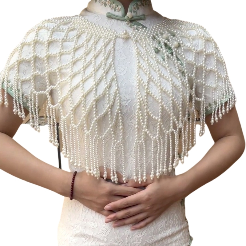 Qipao 드레스 코디에 딱 맞는 통기성 진주 악센트  - Formal Wear Jewelry For Women 리뷰 및 가격