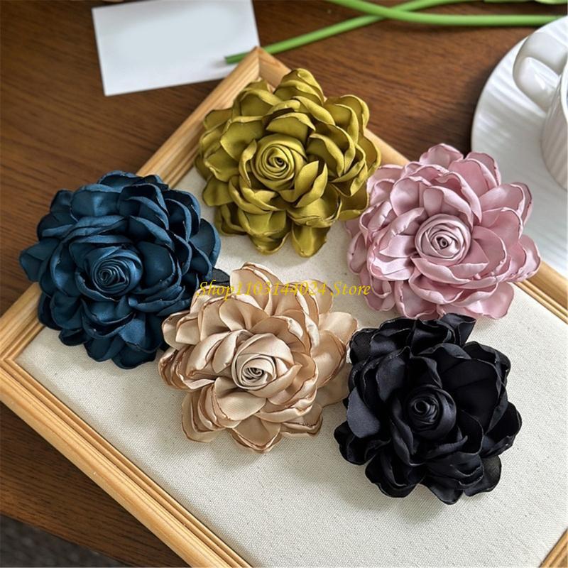 N5KE 여성 칼라 옷깃 핀 레이디 꽃 브로치 결혼식  - Formal Wear Jewelry For Women 리뷰 및 가격