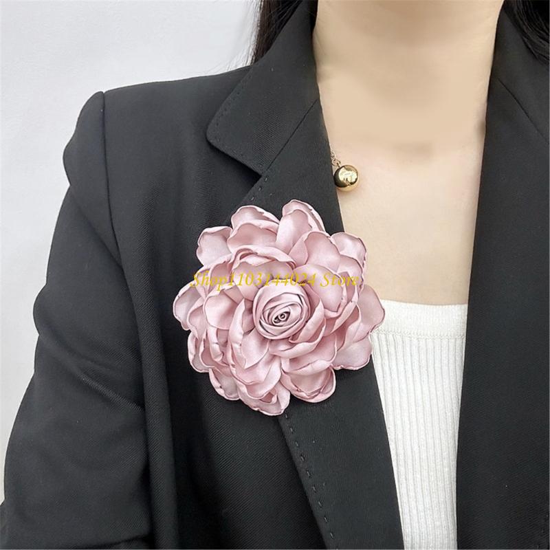 N5KE 여성 칼라 옷깃 핀 레이디 꽃 브로치 결혼식  - Formal Wear Jewelry For Women 리뷰 및 가격