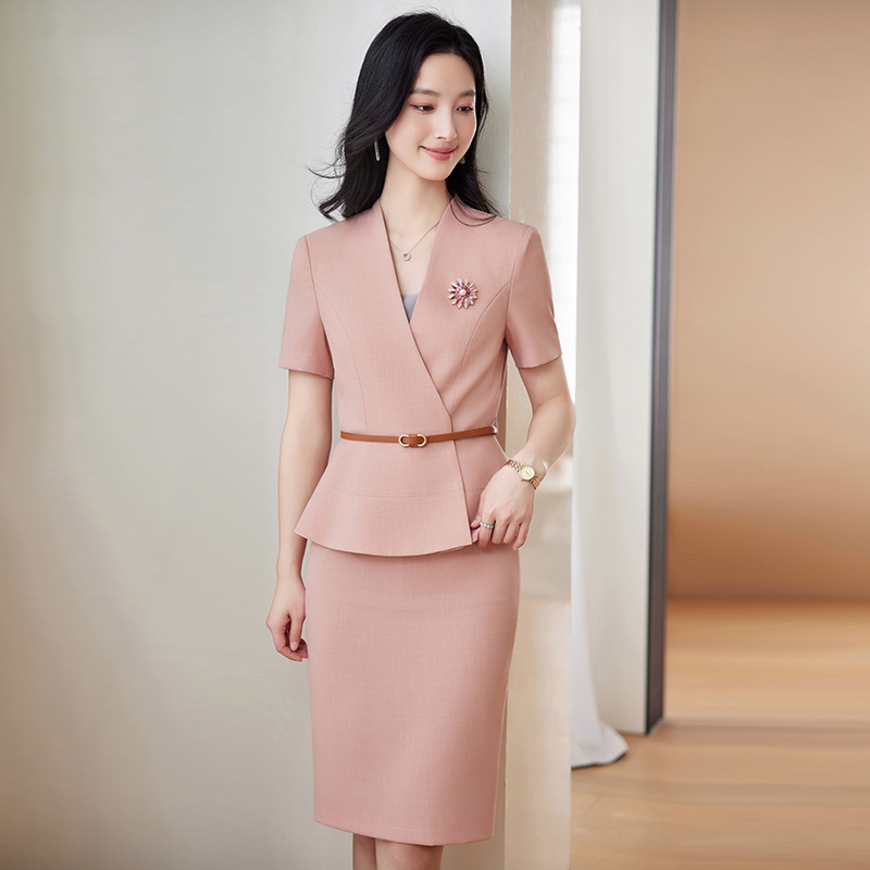 여성용 반팔 정장2025신상 여름 얇은 출퇴근 정장 우 - Formal Wear Jewelry For Women 리뷰 및 가격