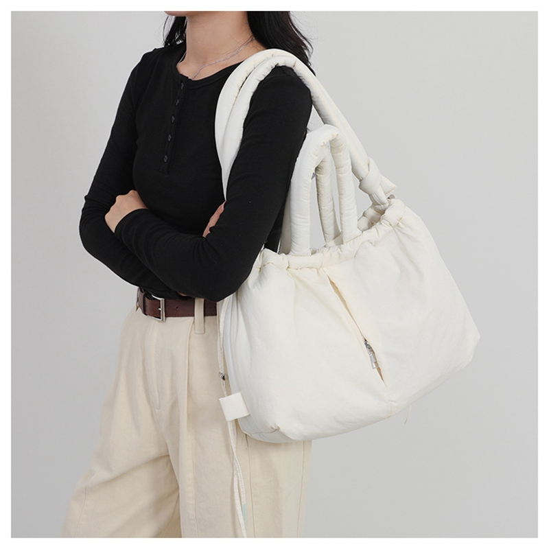 여성용 새 가방 다운 패딩 자켓 가방 패션 싱글 숄더  - Shoulder Bag Structured 리뷰 및 가격