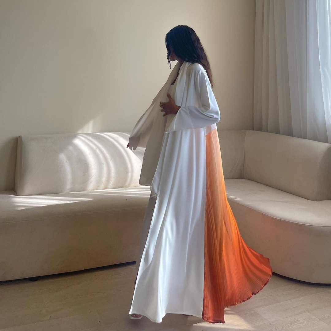 무슬림 여성 주름 아바야 드레스 두바이 스타일 풀커버  - Women Formal Wear Dubai 리뷰 및 가격