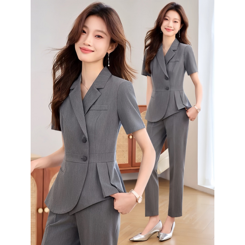 네이비 블루 여성용 얇은 전문직 정장2025신상 여름  - Formal Wear Jewelry For Women 리뷰 및 가격